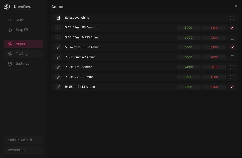 screenshot MARKET BOT